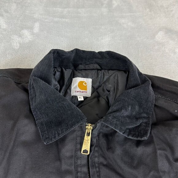 Carhartt Re-work Blanket Lined Black Detroit Men's XL (Fits like a large!) - Picture 3 of 13